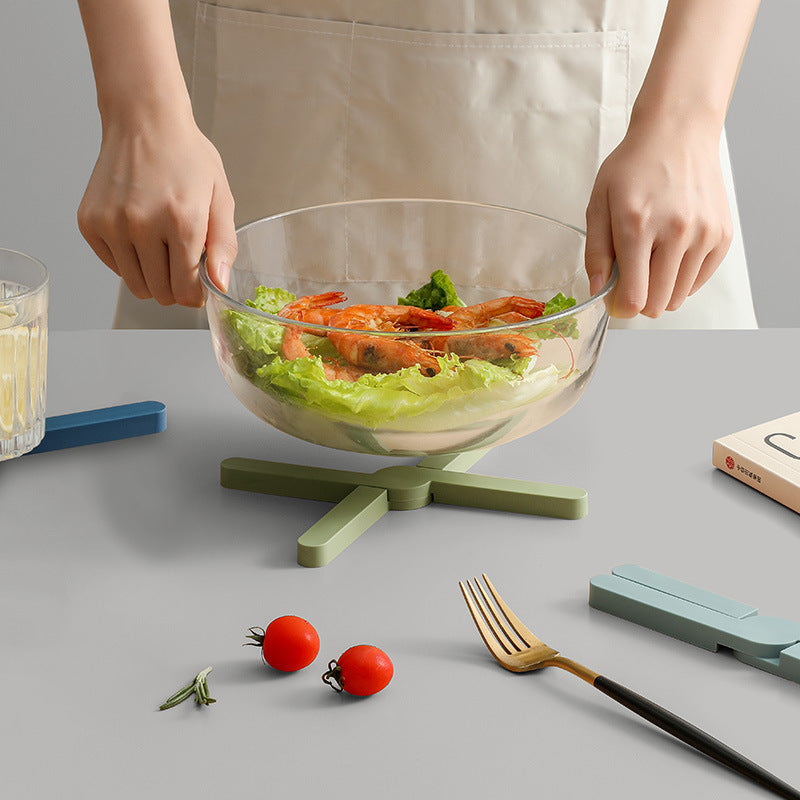 Foldable Trivet Mat Nordic Hot Dishes Silicone Placemats