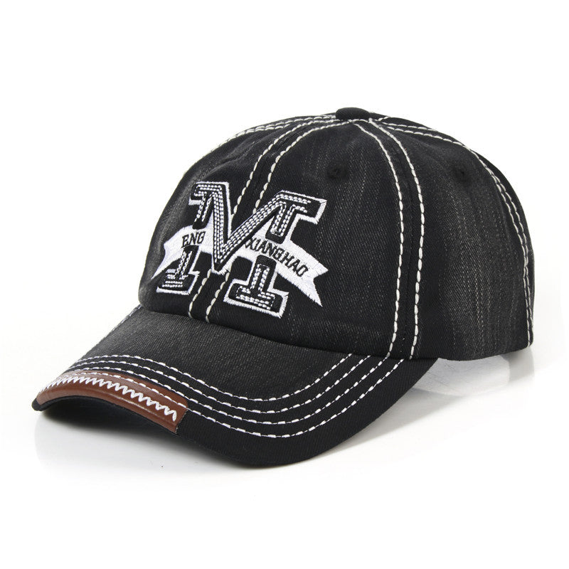 Embroidered Letter Baseball Cap Hat