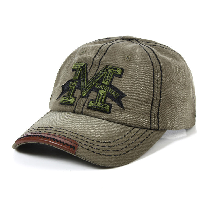 Embroidered Letter Baseball Cap Hat