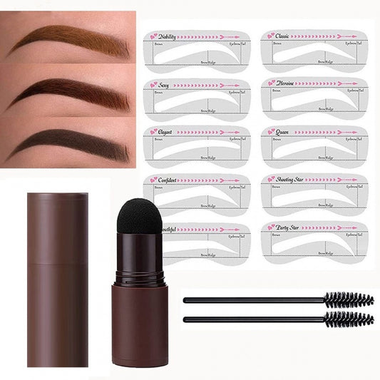 10pcs Eyebrow Stencils Kit for Perfect Eyebrows