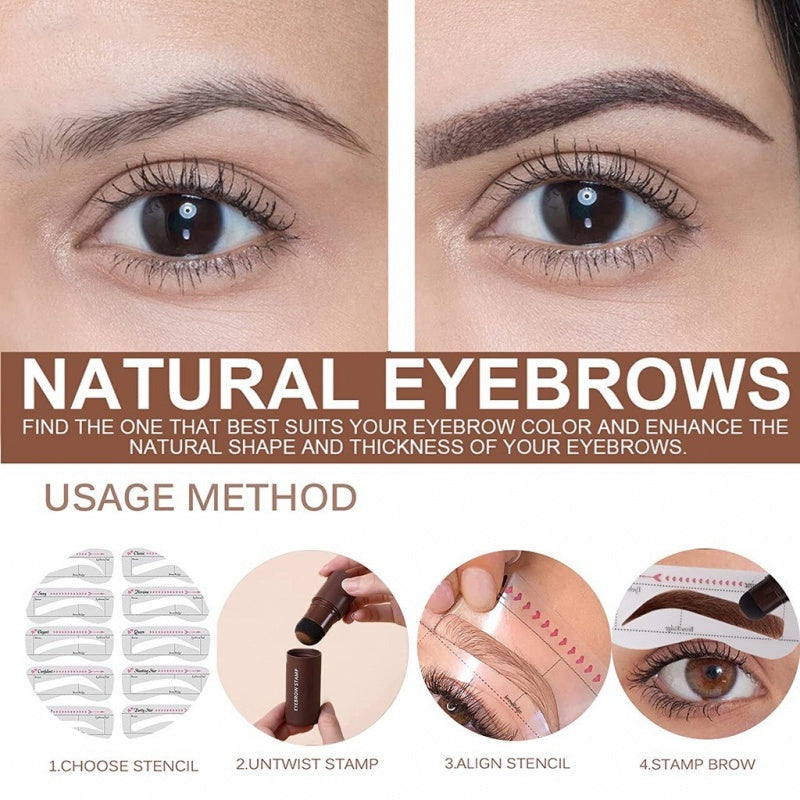 10pcs Eyebrow Stencils Kit for Perfect Eyebrows