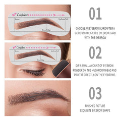 10pcs Eyebrow Stencils Kit for Perfect Eyebrows