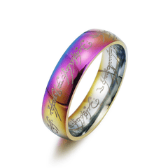 Couple Stainless Steel Magic Ring King Ring Titanium American Finger Ring