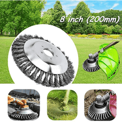 Rotary Steel Wire Weed Brush Blade - Perfect for Summer Garden Prep