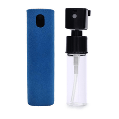 2in1 Microfiber Screen Cleaner Spray & Cloth Set for Phone Tablet Computer