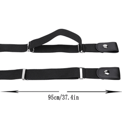 No Buckle Stretch Elastic Waist Belt for Jeans Pants