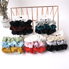 Ditsy Floral Print Scrunchie Hair Tie Ponytail Holder