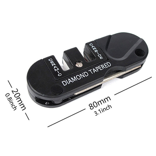 Professional 3 Stage Ceramic Carbide Diamond Sharpener for Food Trucks