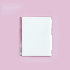 50 Sheets Transparent Sticky Notes Pet Memo Pad Tearable Stick On Sticker