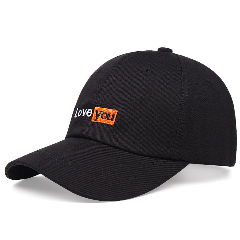 LOVE YOU Baseball Cap Outdoor Embroidered Snapback Sun Dad Hat