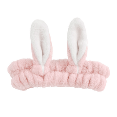 Bunny Ears Spa Headbands Elastic Headbands for Women Girls