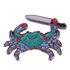Alloy Crab Shape Brooch