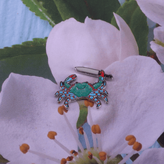 Alloy Crab Shape Brooch
