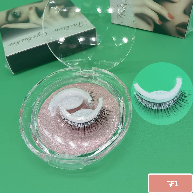 Reusable Self adhesive False Eyelashes 3D Mink Lashes Glue Eyelash Extension