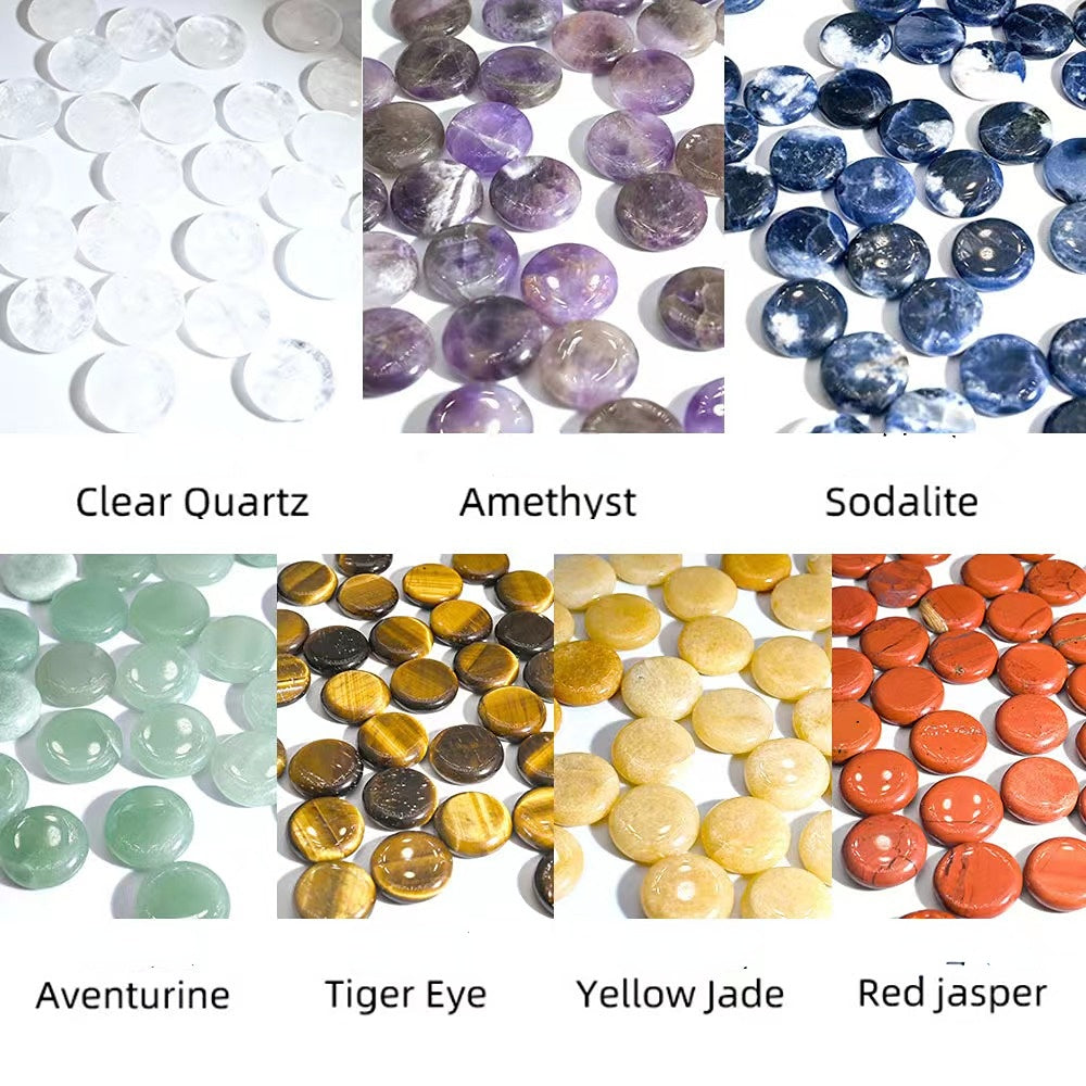 7pcs Runic Crystal Beads Yoga Stone Set