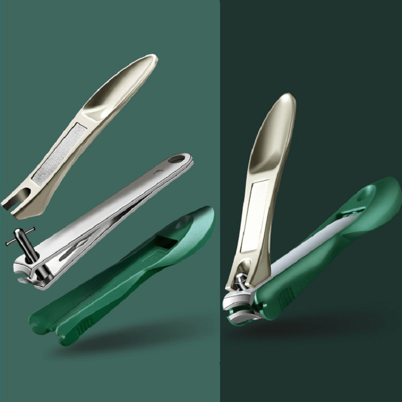 3pcs Anti Splash Nail Clippers Set for Manicure Pedicure
