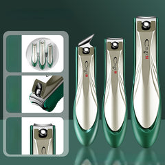 3pcs Anti Splash Nail Clippers Set for Manicure Pedicure