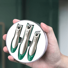 3pcs Anti Splash Nail Clippers Set for Manicure Pedicure