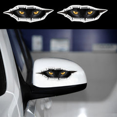 Cat Eye Waterproof Car Sticker Monster Eyes Styling Auto Accessories