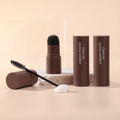 Eyebrow Shaping Kit with Stamp, Stencil, Brushes, Powder Stick - 3 Colors