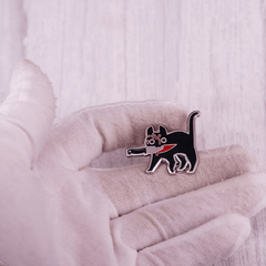 Cat With Brooch Costume Accessory