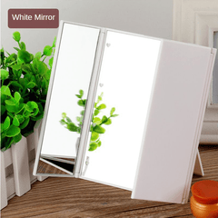 Portable LED Makeup Mirror with Vanity Lights for On-the-Go Beauty