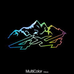 4X4 Mountain Offroad Car Stickers Bumper Waterproof Decal Auto Accessories