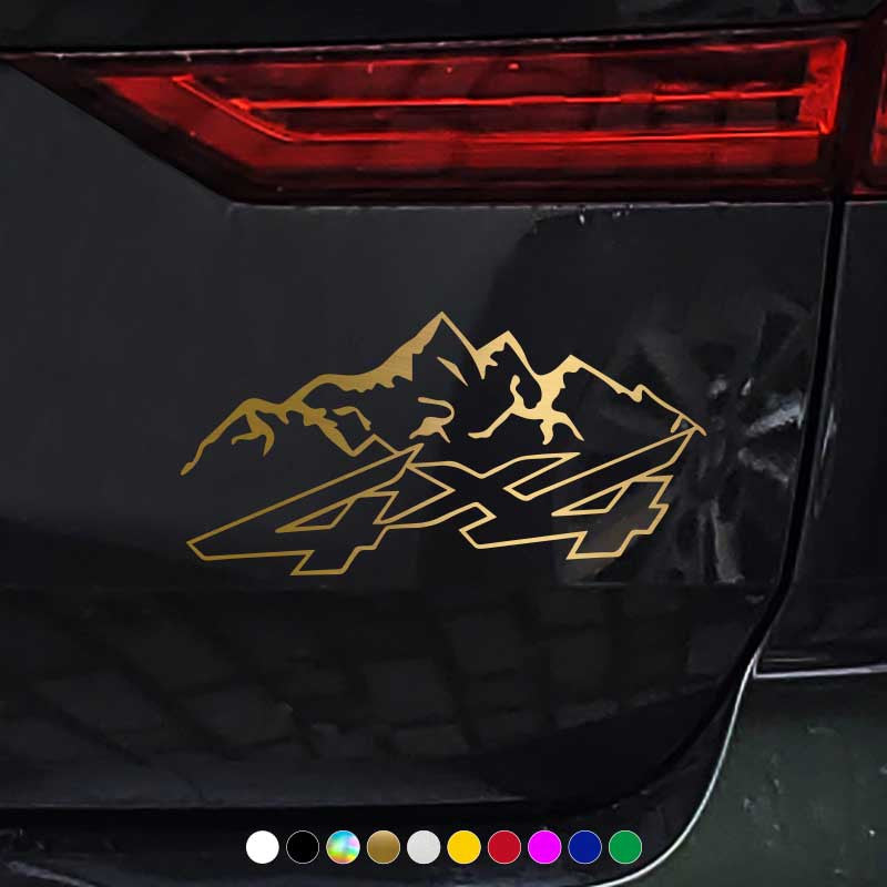 4X4 Mountain Offroad Car Stickers Bumper Waterproof Decal Auto Accessories