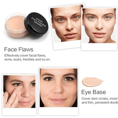 Flawless Full Coverage Concealer Cream for Dark Circles