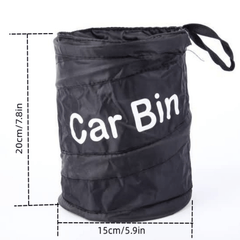 1pc Waste Basket Trash Can Litter Container For Car Portable Hanging Garbage Bag