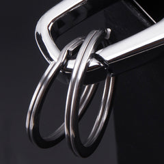Metal Car Keychain Key Holder Men's Key Chain Ring Auto Accessory