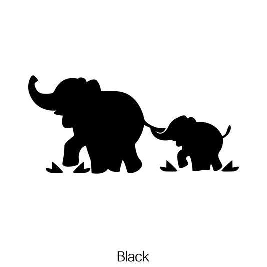 Reflective Elephant Family Car Stickers - Add Personality to Your Car