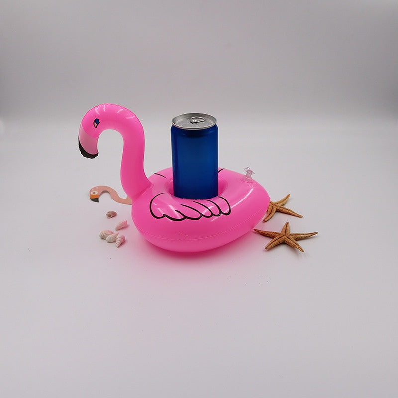 Inflatable Flamingo Drink Holder for Pool Parties