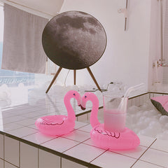 Inflatable Flamingo Drink Holder for Pool Parties