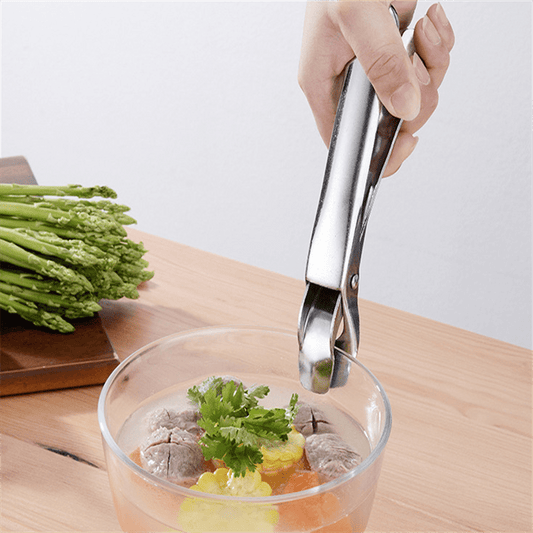 Stainless Steel Bowl Clamp Non-slip Pliers Kitchen Tool