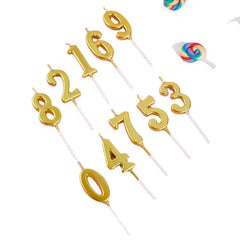 Numeral Candles for Cupcakes, Birthday Cakes, Anniversaries