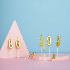 Numeral Candles for Cupcakes, Birthday Cakes, Anniversaries
