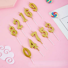 Numeral Candles for Cupcakes, Birthday Cakes, Anniversaries