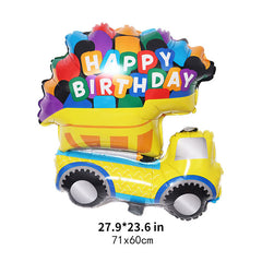 Cartoon Balloon Car for Happy Birthday Party
