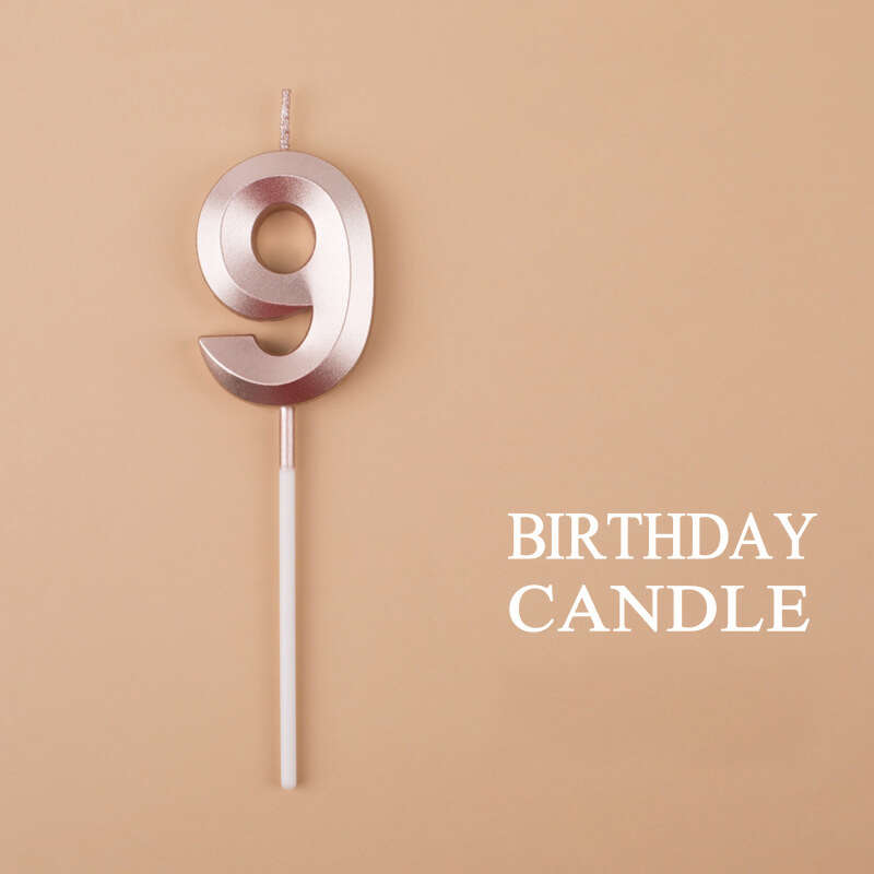 3D Birthday Candles for Celebrations