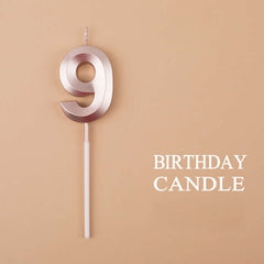 3D Birthday Candles for Celebrations