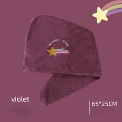 Women's Quick Drying Microfiber Shower Cap Towel for Dry Hair
