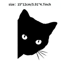Car Cat Peeking Vinyl Decal Sticker for Vehicle Car Truck Window Bumper