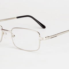 Square Full Frame Reading Glasses Anti Scratch Eyewear