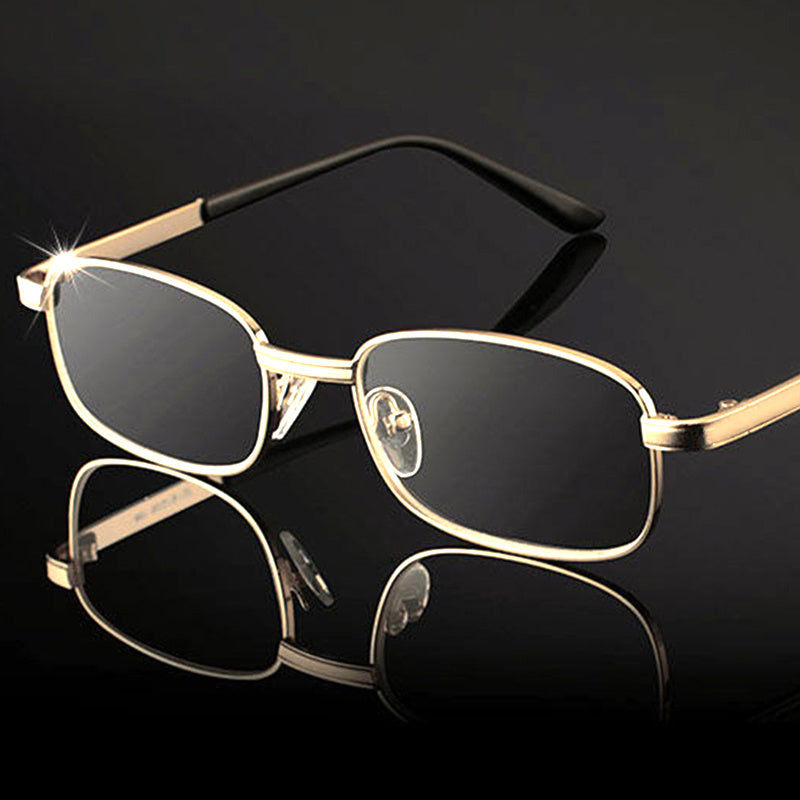 Square Full Frame Reading Glasses Anti Scratch Eyewear