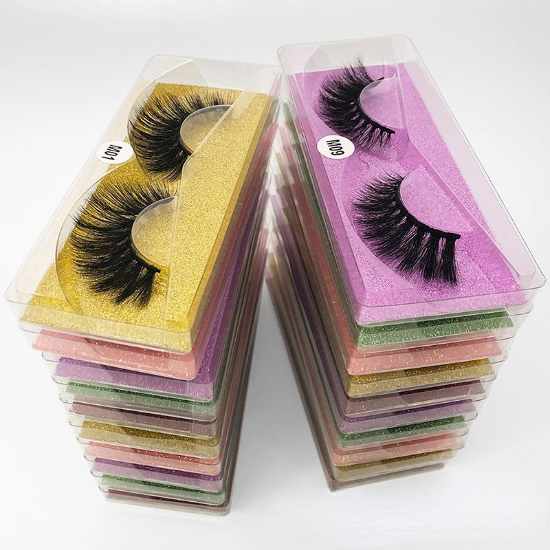 20 Pairs Natural 3D Faux Mink Lashes, Long & Thick for a Glamorous Look