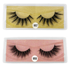 20 Pairs Natural 3D Faux Mink Lashes, Long & Thick for a Glamorous Look