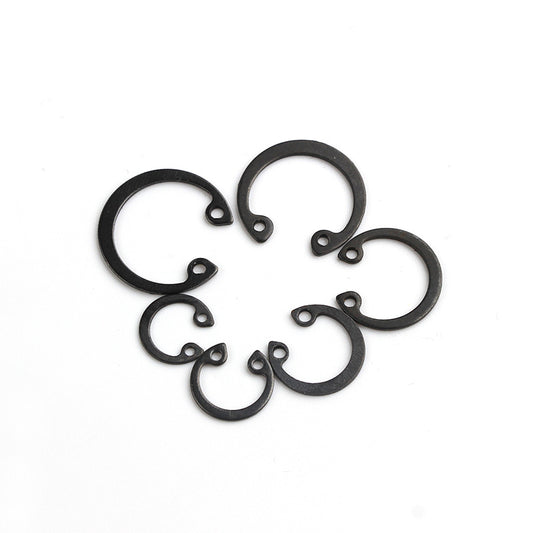 225 Pcs Stainless Steel Retaining Clip Snap Ring C Type External Circlip