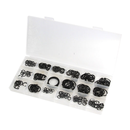 225 Pcs Stainless Steel Retaining Clip Snap Ring C Type External Circlip