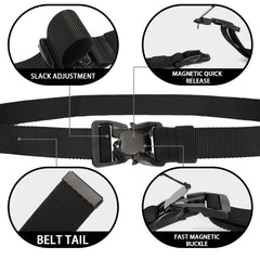 Tactical Belt Quick Release Elastic Casual Nylon Tooling Training Belt